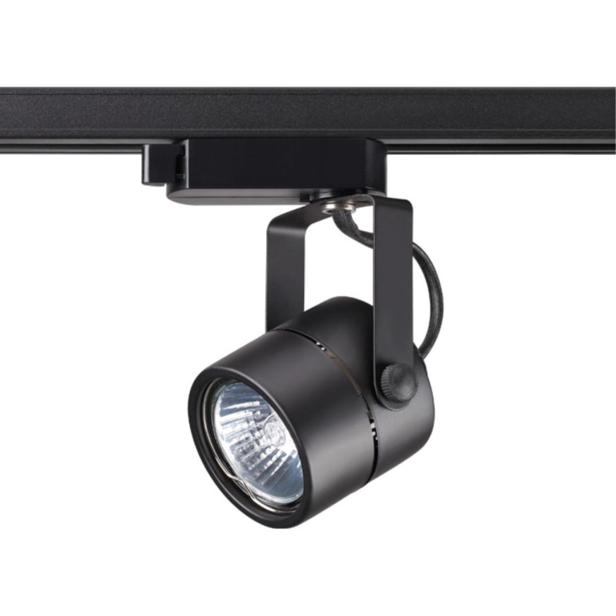 Светильник трековый однофазный трехжильный NOVOTECH 370427 PIPE черный