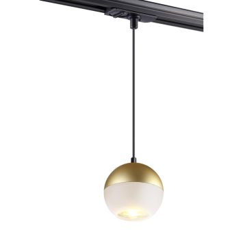 Светильник трековый однофазный трехжильный NOVOTECH 370822 GARN золото