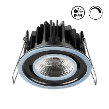 Встраиваемый влагозащищённый диммируемый светильник NOVOTECH 358342 REGEN черный