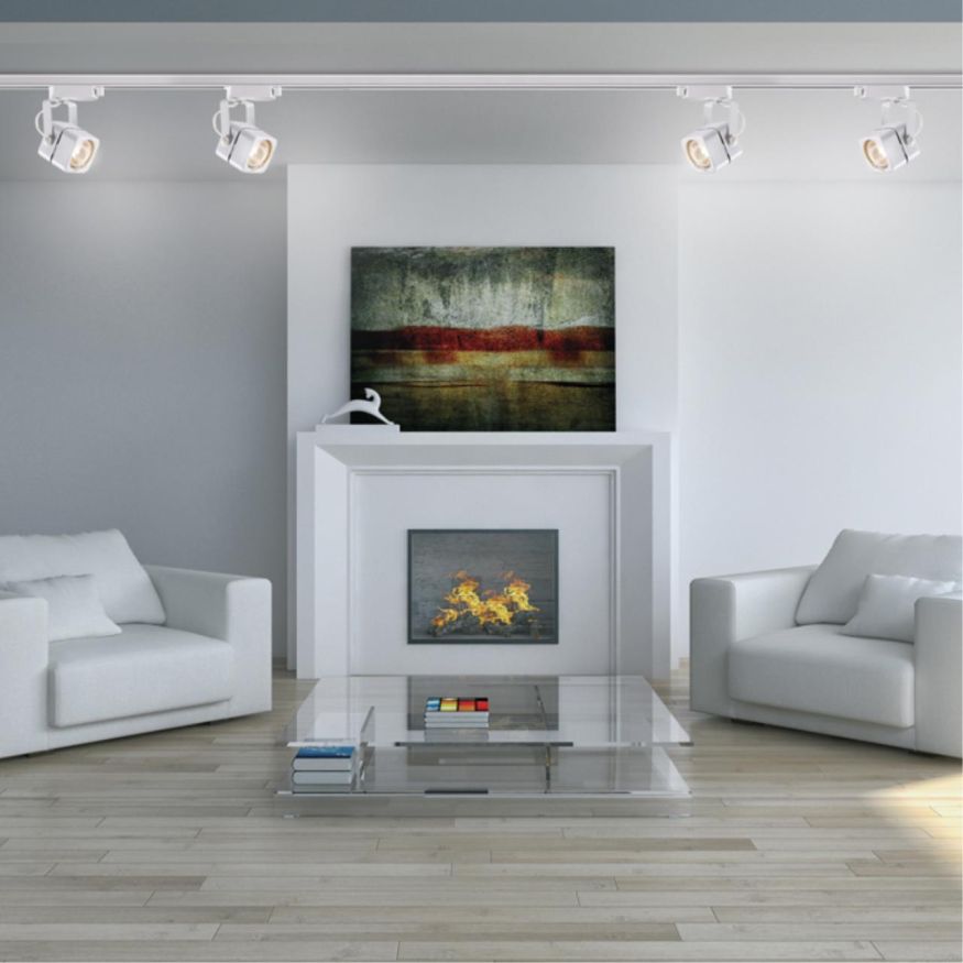 Светильник трековый однофазный трехжильный NOVOTECH 370430 PIPE белый