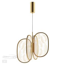 Подвесной светильник ODEON LIGHT EXCLUSIVE 6664/53L PIUMA античная бронза