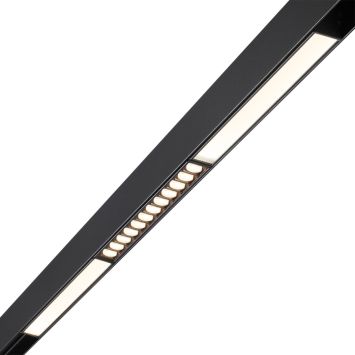 Трековый светильник для низковольного шинопровода диммируемый с пультом ДУ, со сменой цв. температур NOVOTECH 358618 FLUM черный