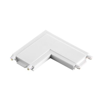 Соединитель с токопроводом "L" для низковольтного шинопровода NOVOTECH 135206 SMAL белый