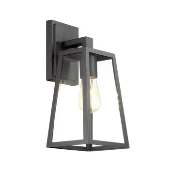 Уличный настенный светильник IP43 ODEON LIGHT 4169/1W CLOD черный/прозрачный