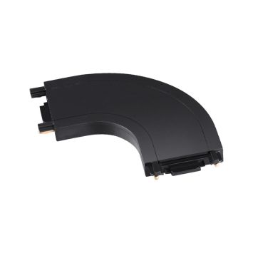 Соединитель с токопроводом "L" для низковольтного шинопровода скруглённый NOVOTECH 135207 SMAL черный