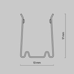Профиль Led Strip 432010 MAYTONI Изгиб поперек оптической оси Белый
