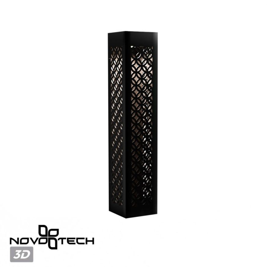 Светильник ландшафтный настенный светодиодный NOVOTECH 359287 NETZ черный