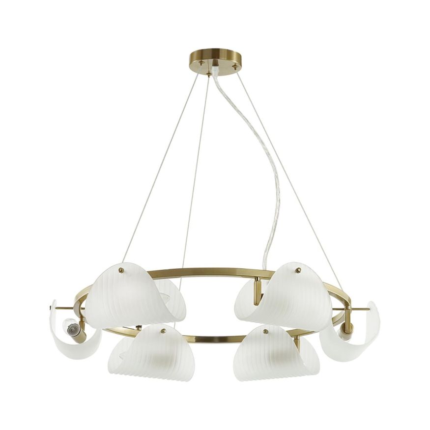 Люстра LUMION 6571/6 FIORO медный, белый