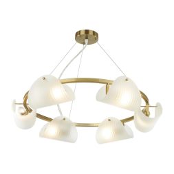 Люстра LUMION 6571/6 FIORO медный, белый