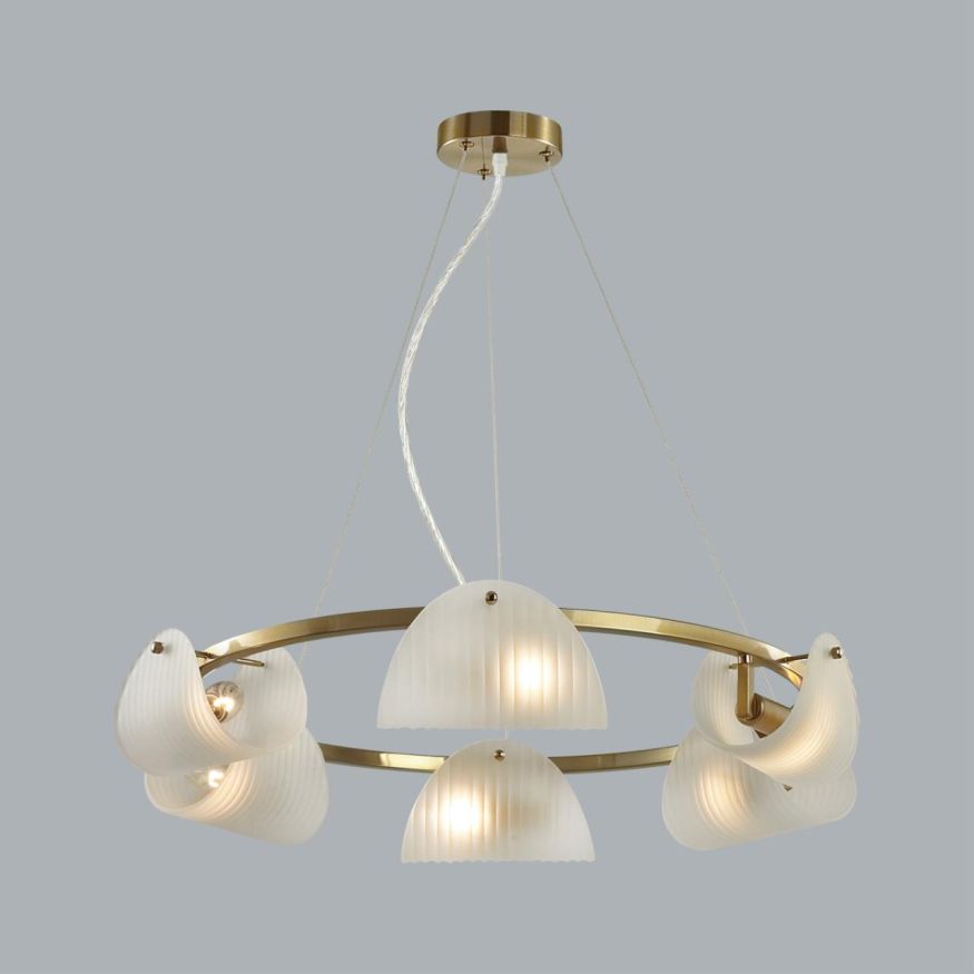 Люстра LUMION 6571/6 FIORO медный, белый