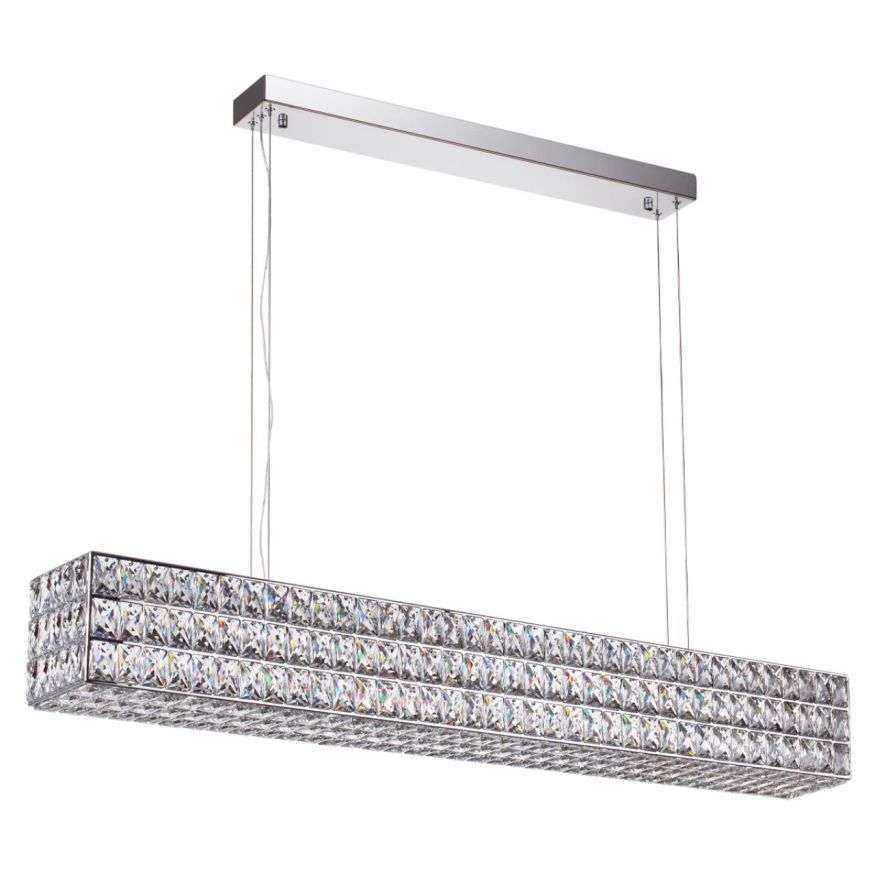 Подвесной светильник ODEON LIGHT 4927/48L PANTA хром/прозрачный