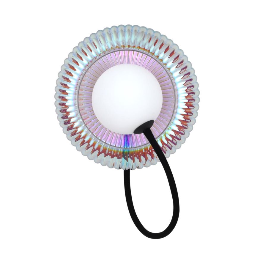 Бра ODEON LIGHT 5013/1WB Buny черный/разноцветный/белый матовый металл/стекло