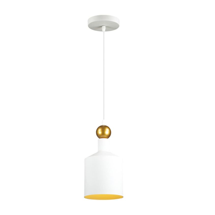 Подвес ODEON LIGHT 4087/1 BOLLI белый/золотой