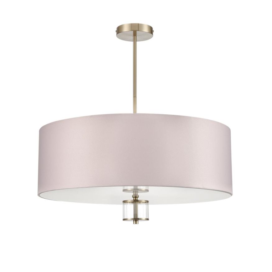 Люстра потолочная LUMION 8109/7C DAMONA металл, текстиль, стекло