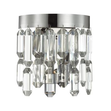 Настенный светильник ODEON LIGHT 4985/2W DAKISA хром/хрусталь