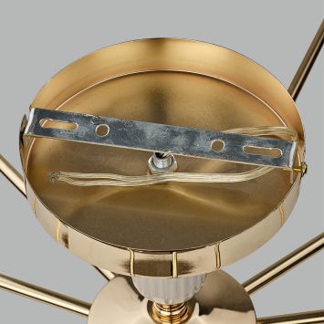 Люстра потолочная LUMION 6580/7C VIVIEN французское золото, серый, белый