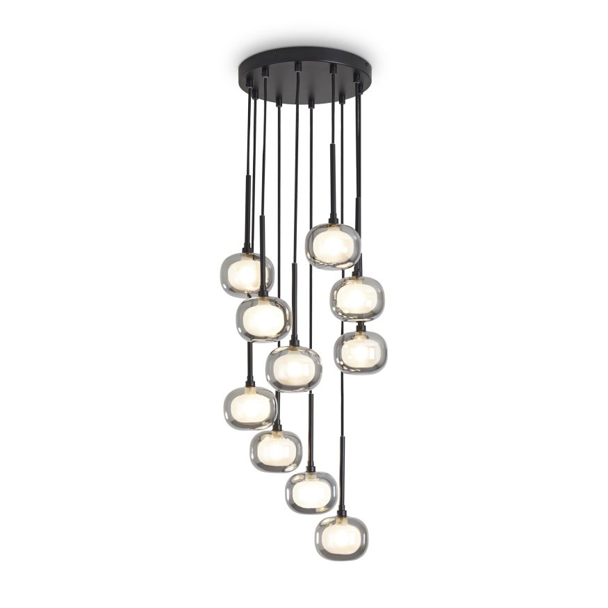 Подвесной светильник Freya FR5435PL-10B Freya Shimmer Черный