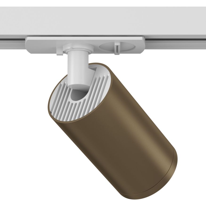 Трековый светильник (Набор) Technical TR020-1-GU10-WBZ MAYTONI Focus S Белый и Бронза матовая