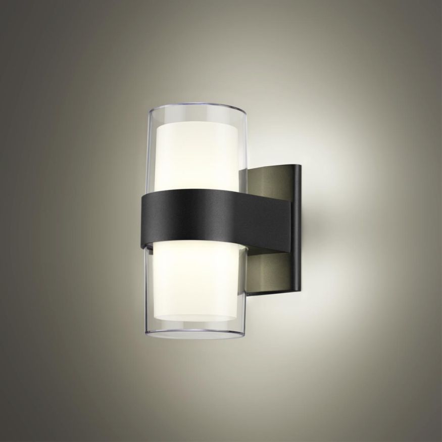 Светильник ландшафтный настенный светодиодный NOVOTECH 359298 OPAL черный