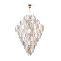 Люстра ODEON LIGHT 5052/86 LACE золото/прозрачный/белый