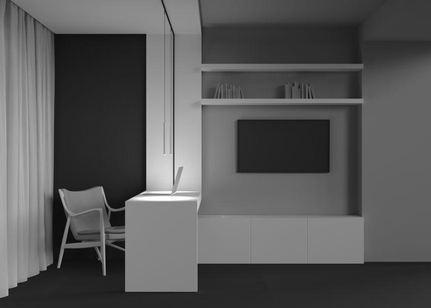 Трековый подвесной светильник Technical TR191-1-3W4K-M-BW MAYTONI Skim Черный