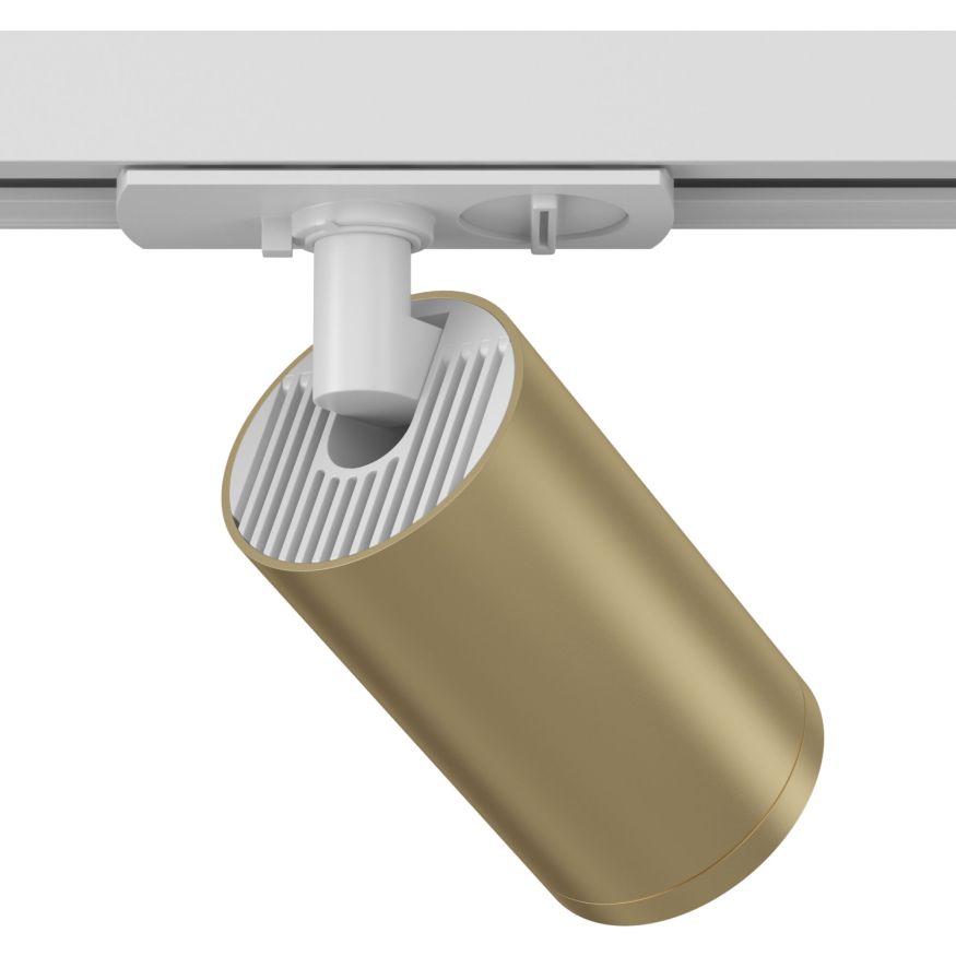 Трековый светильник (Набор) Technical TR020-1-GU10-WMG MAYTONI Focus S Белый и Матовое золото