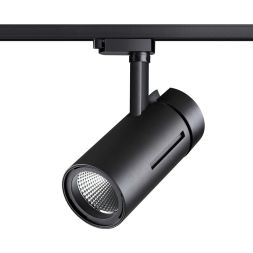 Светильник трековый однофазный трехжильный светодиодный NOVOTECH 358593 DEP черный