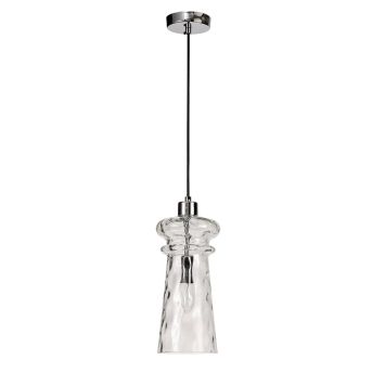 Подвес ODEON LIGHT 4968/1 Pasti хром/прозрачный/металл/стекло