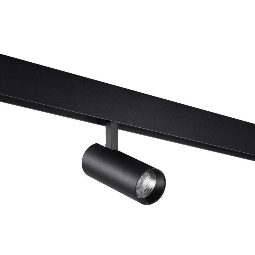 Трековый светильник для низковольтного шинопровода NOVOTECH 359203 FLUM черный