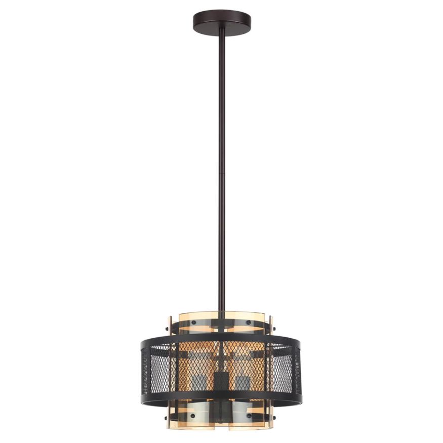 Светильник подвесной LUMION 8007/3 Zarina черный, золотой