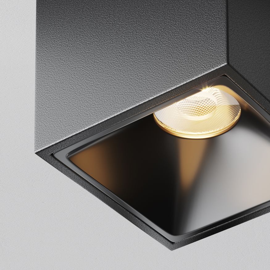 Потолочный светильник Technical C065CL-8W3K-SQ-B MAYTONI Alfa LED Черный