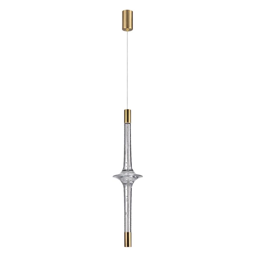 Подвесной светильник ODEON LIGHT 6689/7L OLLA античная бронза/прозрачный