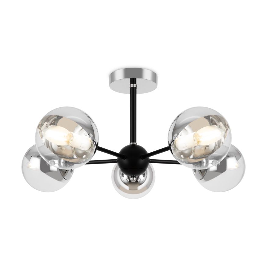 Люстра Freya FR5271PL-05B Freya Sonnet Черный и Хром