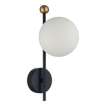 Светильник настенный LUMION 6581/1W MELODY черный, золотой