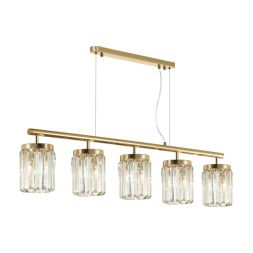 Люстра ODEON LIGHT 4987/5 VASSA золотой/хрусталь