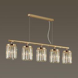 Люстра ODEON LIGHT 4987/5 VASSA золотой/хрусталь