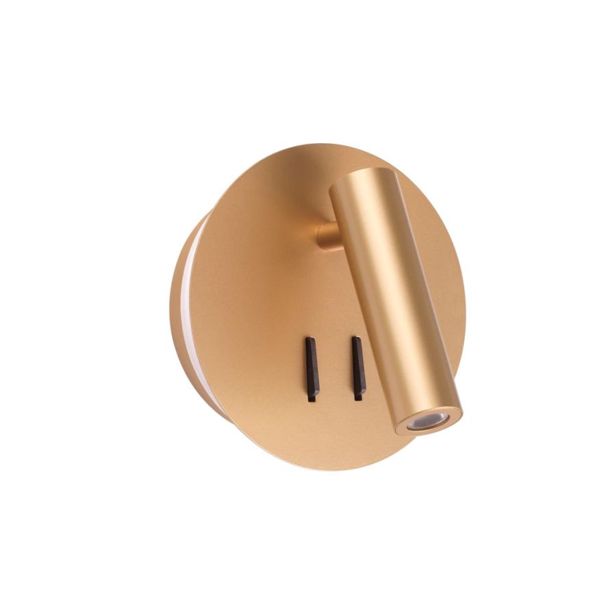Настенный светильник ODEON LIGHT 3913/9WL BEAM золотистый