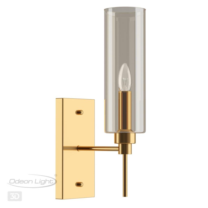 Бра ODEON LIGHT 4689/1W DIATRA золотой/янтарный