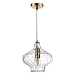 Подвес LUMION 4584/1 DOVE золотой, прозрачный