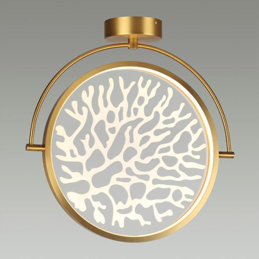 Потолочный светильник ODEON LIGHT 6627/36CL SOLARIS античная бронза/металл