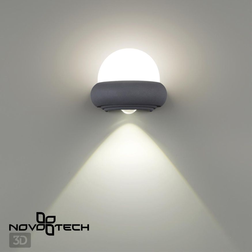 Ландшафтный настенный светильник NOVOTECH 358566 CALLE темно-серый
