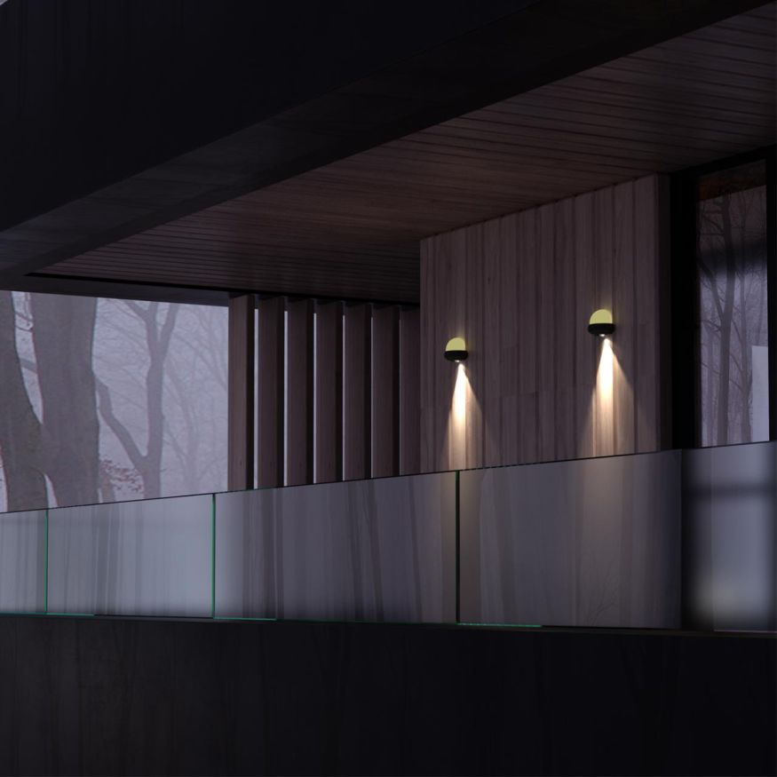 Ландшафтный настенный светильник NOVOTECH 358566 CALLE темно-серый