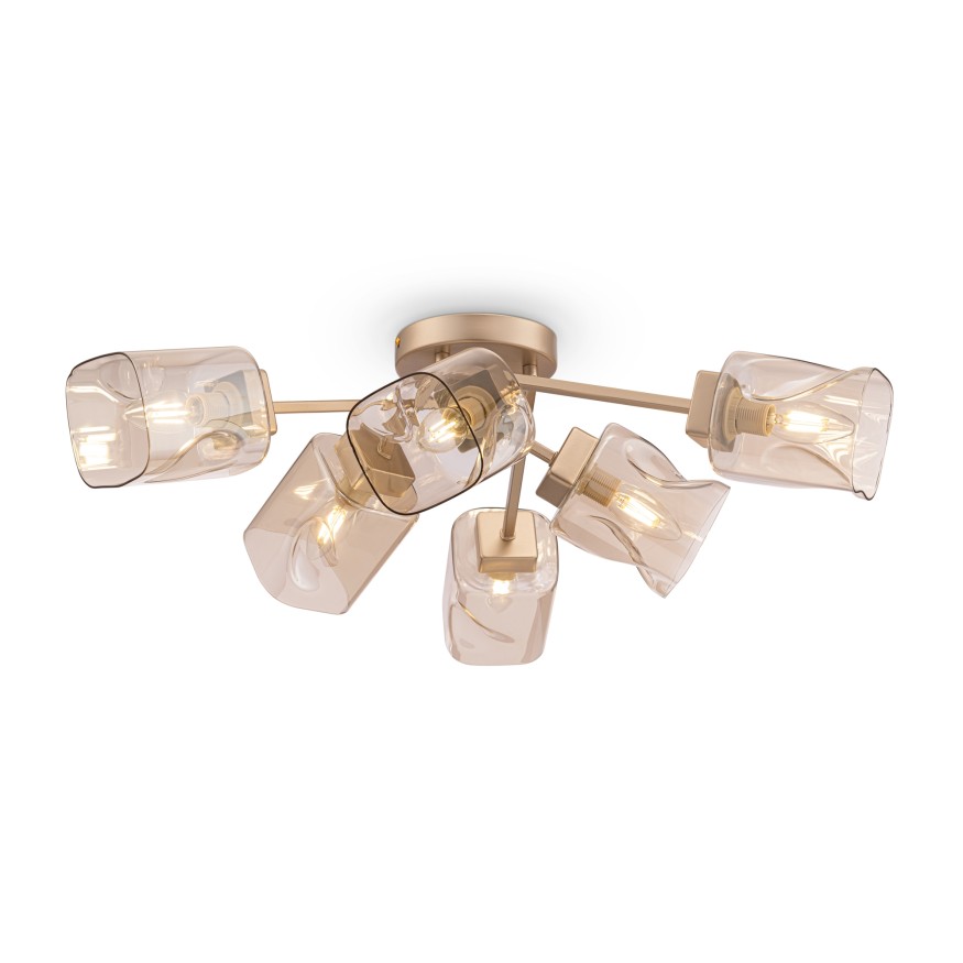 Потолочный светильник Freya FR5095CL-06G Freya Isabella Матовое Золото
