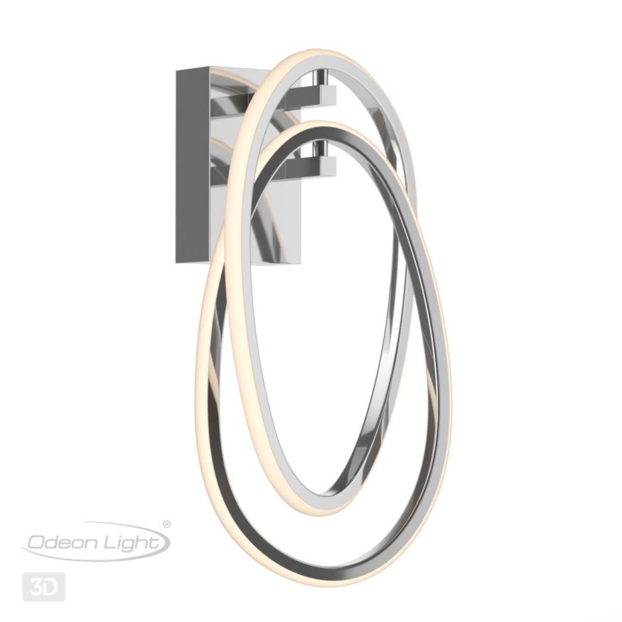 Настенный светильник ODEON LIGHT EXCLUSIVE 4891/23WL SPACE хром/акрил