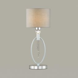 Настольная лампа LUMION 4515/1T SANTIAGO хром, серый