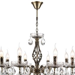 Люстра LUMION 8190/8 LINN металл, хрусталь