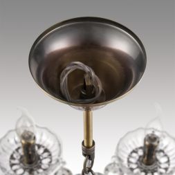 Люстра LUMION 8190/8 LINN металл, хрусталь