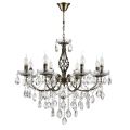 Люстра LUMION 8190/8 LINN металл, хрусталь