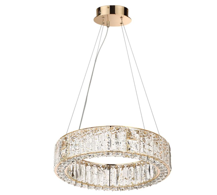 Люстра ODEON LIGHT 5071/60L VERSION золото/прозрачный