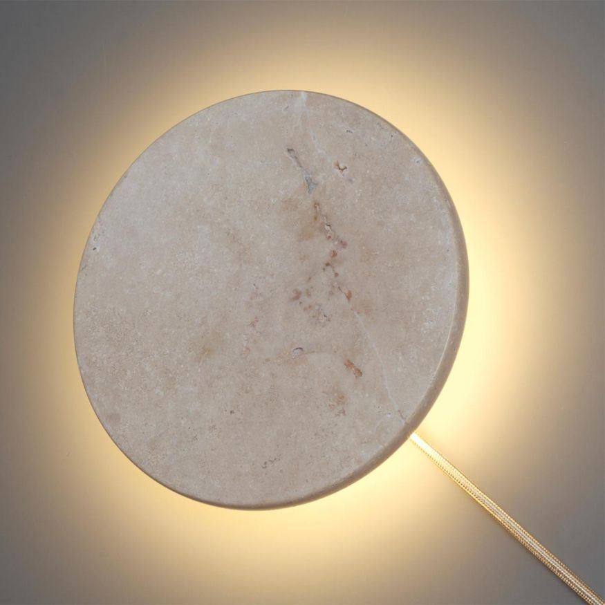 Настенный светильник ODEON LIGHT 6625/25WL TRAVERTINO бежевый/травертин